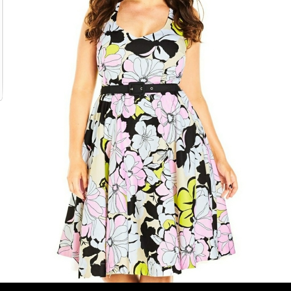 City Chic pin up dress